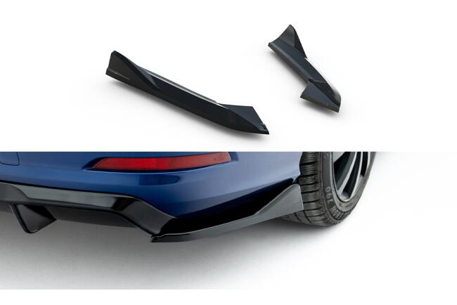 Maxton Design Diffusor Flaps für Audi A3 Limousine 8V Hochglanz schwarz