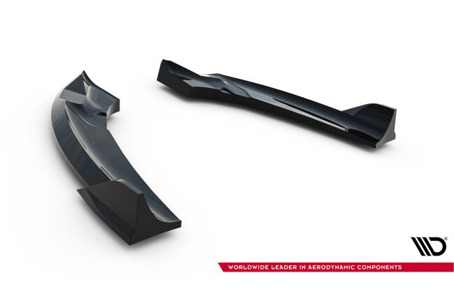 Maxton Design Diffusor Flaps für Dodge Charger RT Scat Pack Widebody Mk3 Facelift Hochglanz schwarz