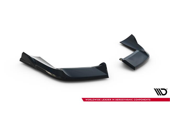 Maxton Design Diffusor Flaps für Porsche Cayenne Sport Design Mk3 Hochglanz schwarz