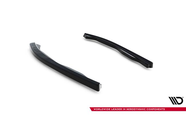 Maxton Design Diffusor Flaps für Renault Laguna Hatchback GT Mk3 Hochglanz schwarz