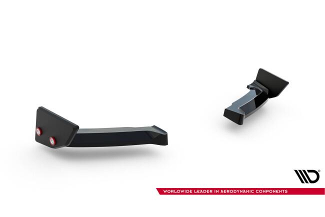 Maxton Design Diffusor Flaps + Flaps für Toyota Yaris GR Mk4 Facelift Hochglanz schwarz