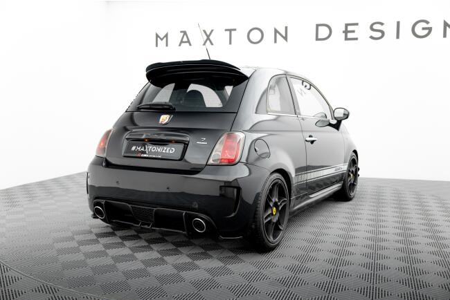 Maxton Design Diffusor Flaps V.2 für Abarth 500 Mk1 Hochglanz schwarz