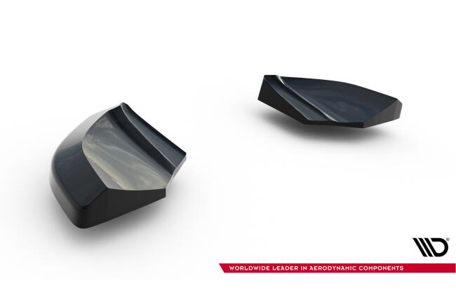 Maxton Design Diffusor Flaps V.2 für Abarth 500 Mk1 Hochglanz schwarz