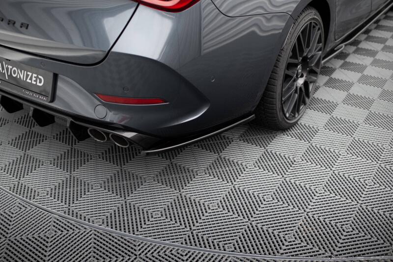 Maxton Design Diffusor Flaps V.2 für Cupra Leon ST Mk1 Hochglanz schwarz
