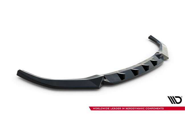 Maxton Design Frontlippe für BMW X1 M-Paket F48 Facelift Hochglanz schwarz