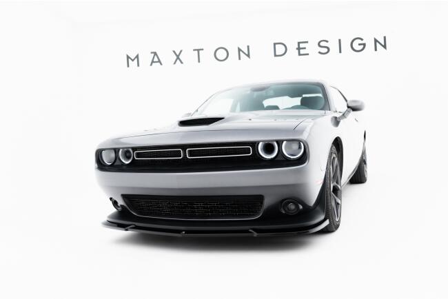 Maxton Design Frontlippe für Dodge Challenger GT Mk3 Facelift Hochglanz schwarz