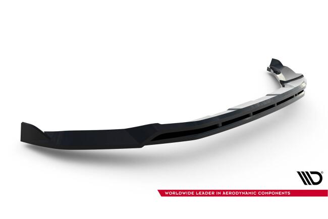 Maxton Design Frontlippe für Ford Tourneo Courier Mk2 Hochglanz schwarz