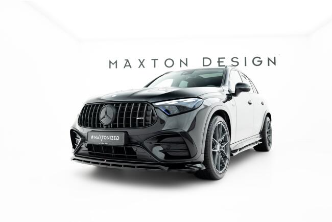 Maxton Design Frontlippe für Mercedes GLC 43 X254 Hochglanz schwarz