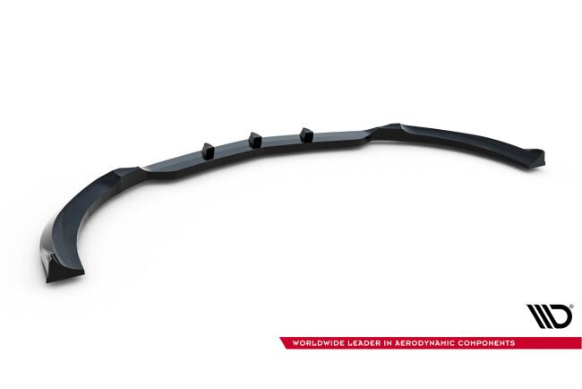 Maxton Design Frontlippe für Mercedes SL 63 R232 Hochglanz schwarz