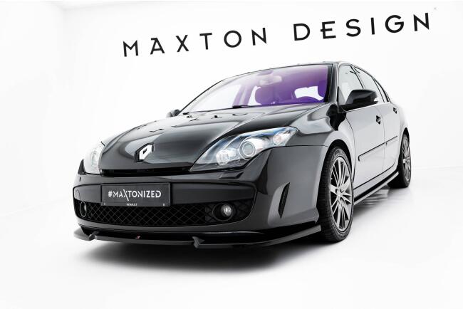 Maxton Design Frontlippe für Renault Laguna Hatchback GT Mk3 Hochglanz schwarz