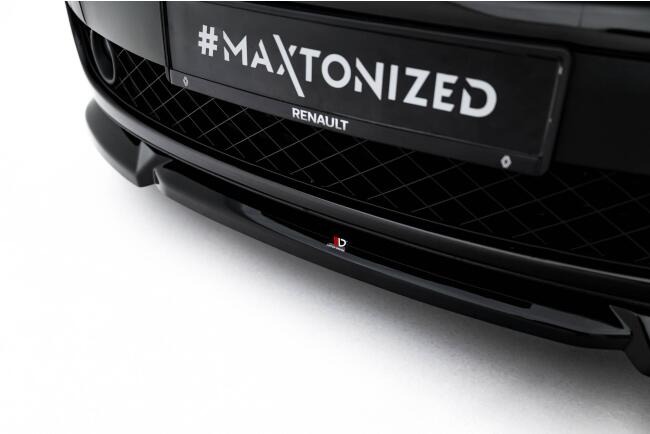 Maxton Design Frontlippe für Renault Laguna Hatchback GT Mk3 Hochglanz schwarz