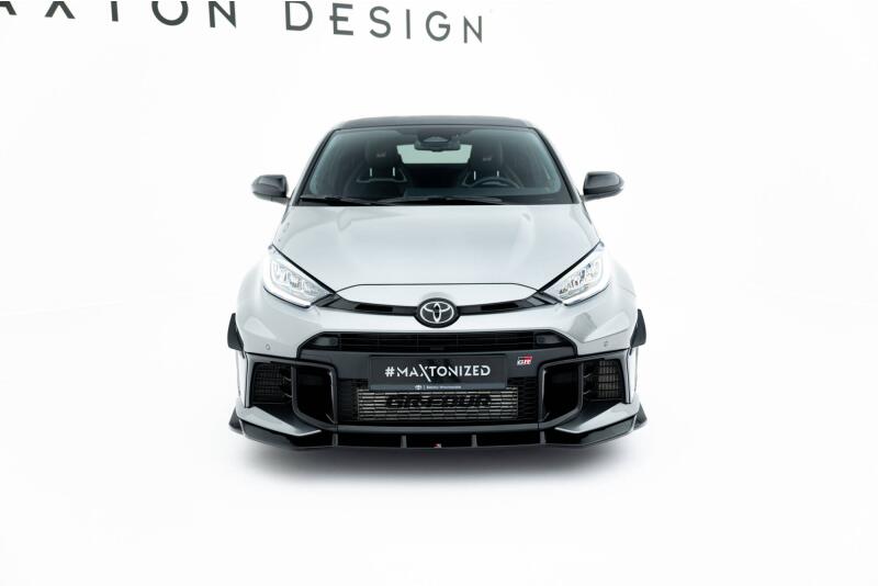 Maxton Design Frontlippe für Toyota Yaris GR Mk4 Facelift Hochglanz schwarz