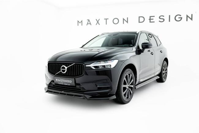 Maxton Design Frontlippe für Volvo XC60 Mk2 Hochglanz schwarz