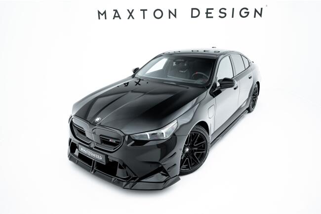 Maxton Design Frontlippe V.1 für BMW M5 Limousine / Touring G90 Hochglanz schwarz