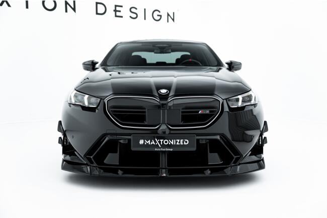 Maxton Design Frontlippe V.1 für BMW M5 Limousine / Touring G90 Hochglanz schwarz