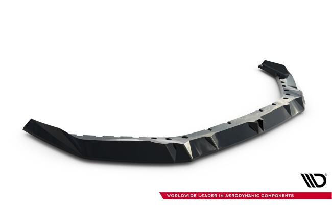 Maxton Design Frontlippe V.1 für BMW M5 Limousine / Touring G90 Hochglanz schwarz