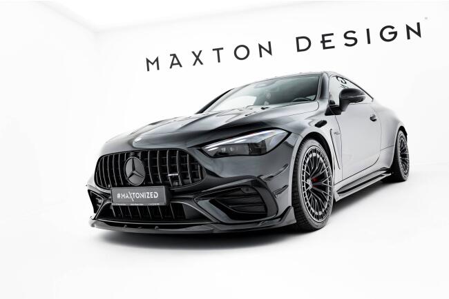Maxton Design Frontlippe V.2 für Mercedes CLE 53 C236 Hochglanz schwarz