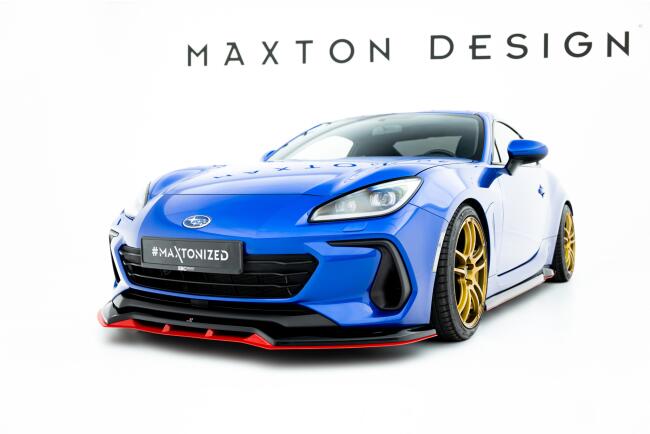 Maxton Design Frontlippe V.2 für Subaru BRZ Mk2 rot