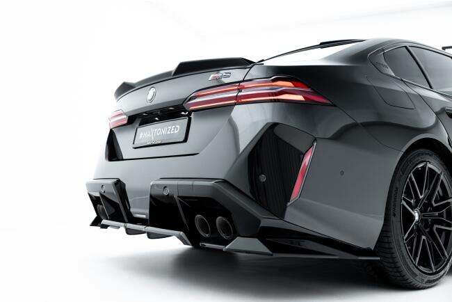 Maxton Design Heckdiffusor für BMW M5 Limousine / Touring G90 / G91 Hochglanz schwarz