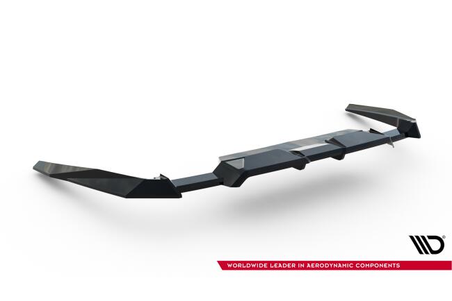 Maxton Design Heckdiffusor für BMW M5 Limousine / Touring G90 / G91 Hochglanz schwarz