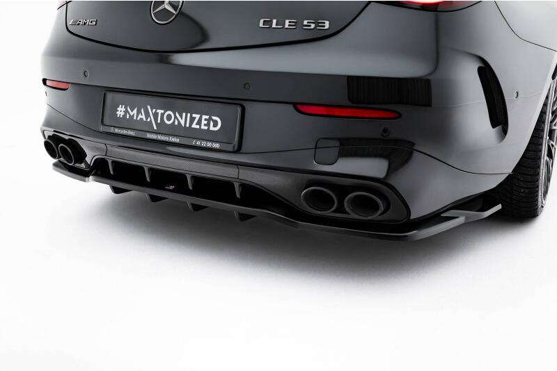 Maxton Design Heckdiffusor für Mercedes CLE 53 C236 Hochglanz schwarz
