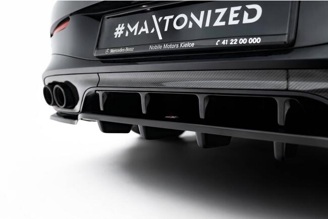 Maxton Design Heckdiffusor für Mercedes CLE 53 C236 Hochglanz schwarz