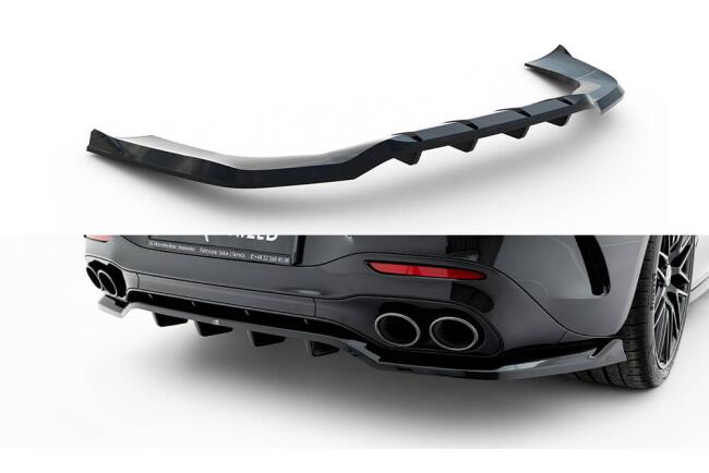 Maxton Design Heckdiffusor für Mercedes SL 63 R232...