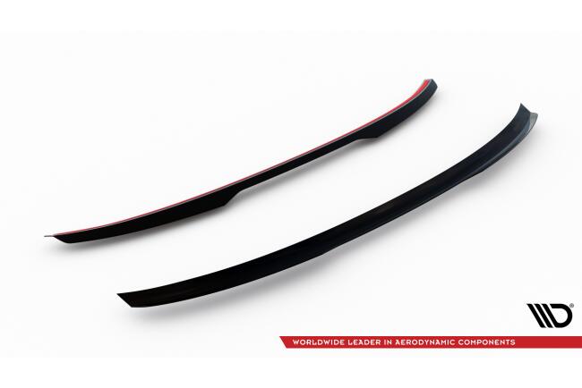 Maxton Design Heckspoiler Lippe für Bentley Continental GT Coupe Mk3 Hochglanz schwarz