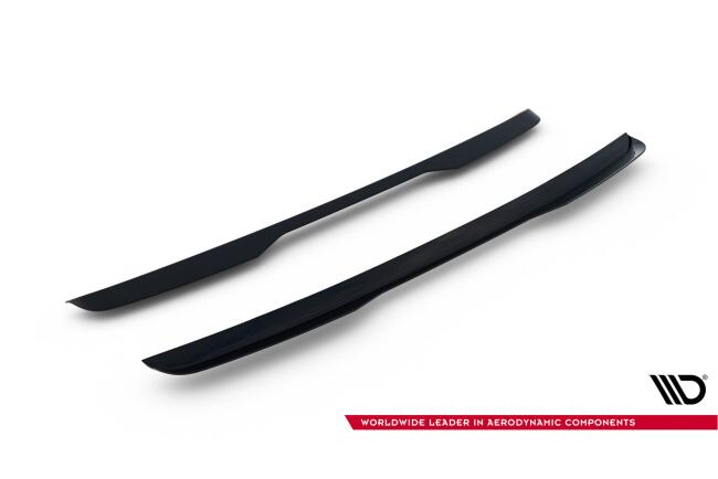 Maxton Design Heckspoiler Lippe für Ford Tourneo Courier Mk2 Hochglanz schwarz