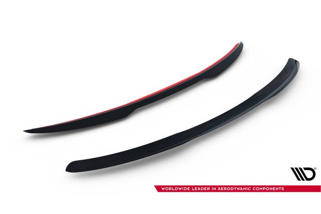 Maxton Design Heckspoiler Lippe für Mercedes SL 63 R232 Hochglanz schwarz