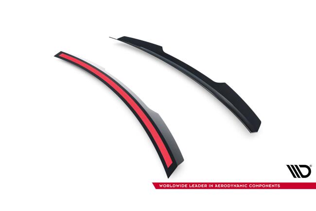 Maxton Design Heckspoiler Lippe für Renault Laguna Hatchback GT Mk3 Hochglanz schwarz