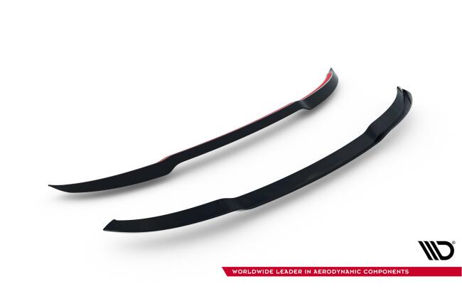 Maxton Design Heckspoiler Lippe für Renault Talisman Grandtour Hochglanz schwarz