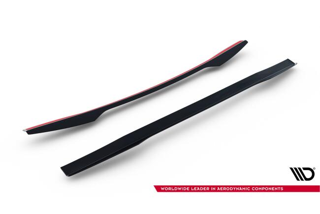 Maxton Design Heckspoiler Lippe für Subaru Impreza WRX STI Mk3 Facelift Hochglanz schwarz