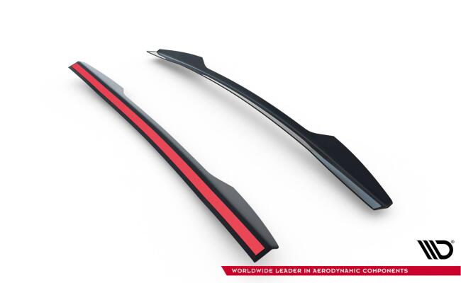 Maxton Design Heckspoiler Lippe für Subaru Impreza WRX STI Mk3 Facelift Hochglanz schwarz