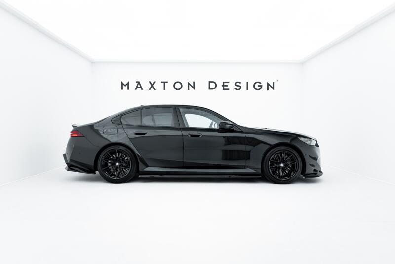 Maxton Design Seitenschweller (Paar) für BMW M5 Limousine / Touring G90 / G91 Hochglanz schwarz
