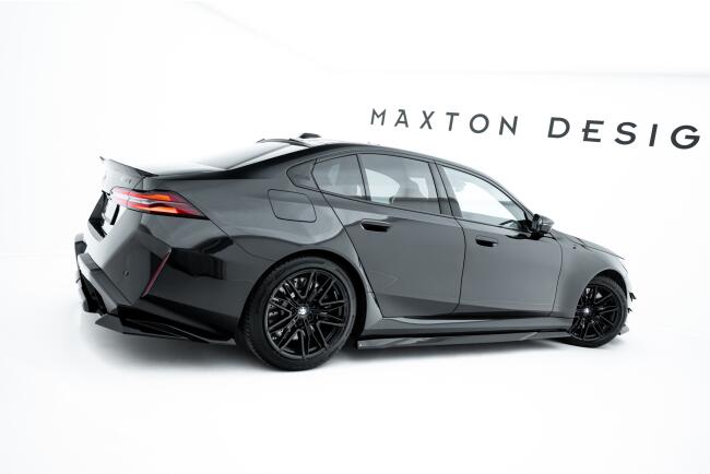 Maxton Design Seitenschweller (Paar) für BMW M5 Limousine / Touring G90 / G91 Hochglanz schwarz