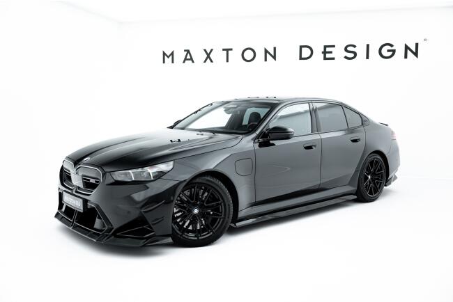 Maxton Design Seitenschweller (Paar) für BMW M5 Limousine / Touring G90 / G91 Hochglanz schwarz