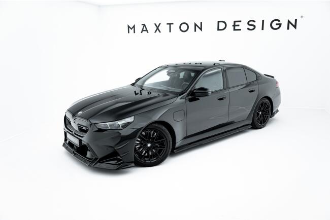 Maxton Design Seitenschweller (Paar) für BMW M5 Limousine / Touring G90 / G91 Hochglanz schwarz