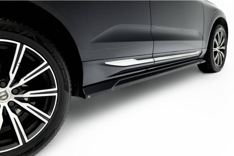Maxton Design Seitenschweller (Paar) für Volvo XC60 Mk2 Hochglanz schwarz
