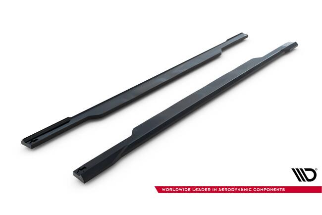 Maxton Design Seitenschweller (Paar) V.2 für Subaru Impreza WRX STI Mk3 Facelift Hochglanz schwarz