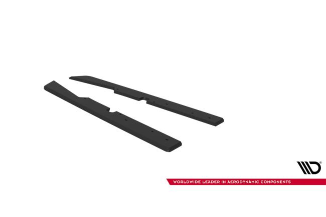 Maxton Design Street Pro Diffusor Flaps für Subaru Impreza WRX STI Mk3 Facelift Schwarz matt