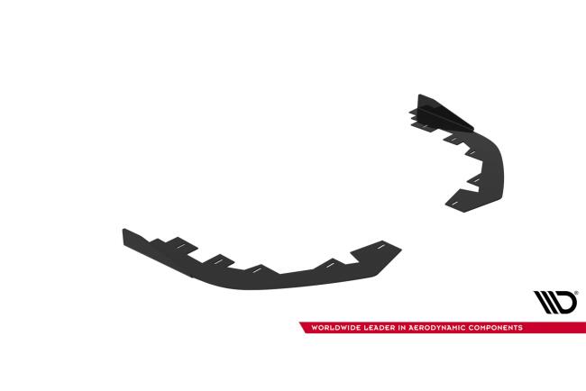 Flaps für Street Pro Frontlippe von Maxton Design für Subaru Impreza WRX STI Mk3 Facelift Hochglanz schwarz