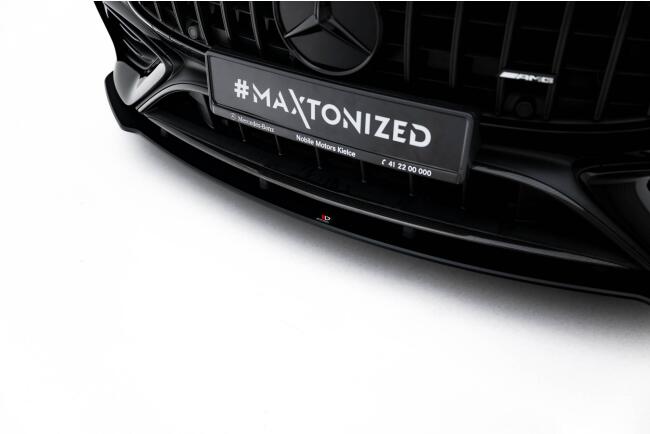 Maxton Design Street Pro Frontlippe für Mercedes CLE 53 C236 Schwarz matt