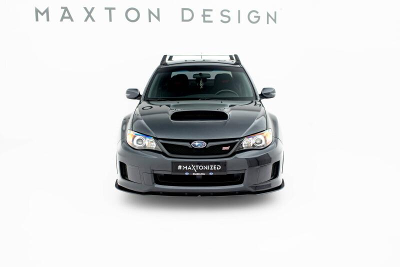 Maxton Design Street Pro Frontlippe für Subaru Impreza WRX STI Mk3 Facelift Rot
