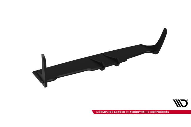 Maxton Design Street Pro Heckdiffusor für Abarth 500 Mk1 Schwarz matt