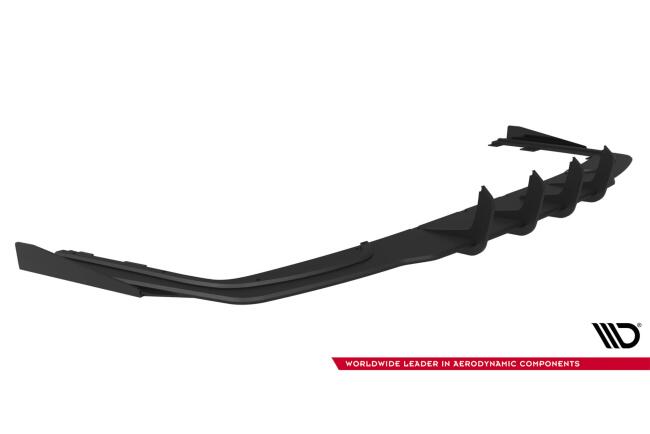 Maxton Design Street Pro Heckdiffusor für Mercedes CLE 53 C236 Rot mit schwarzen Hochglanz Flaps