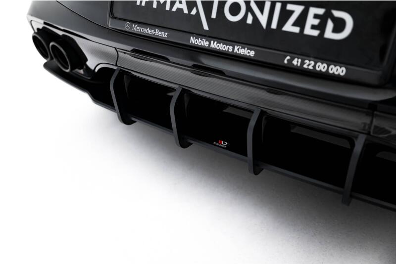 Maxton Design Street Pro Heckdiffusor für Mercedes CLE 53 C236 Rot