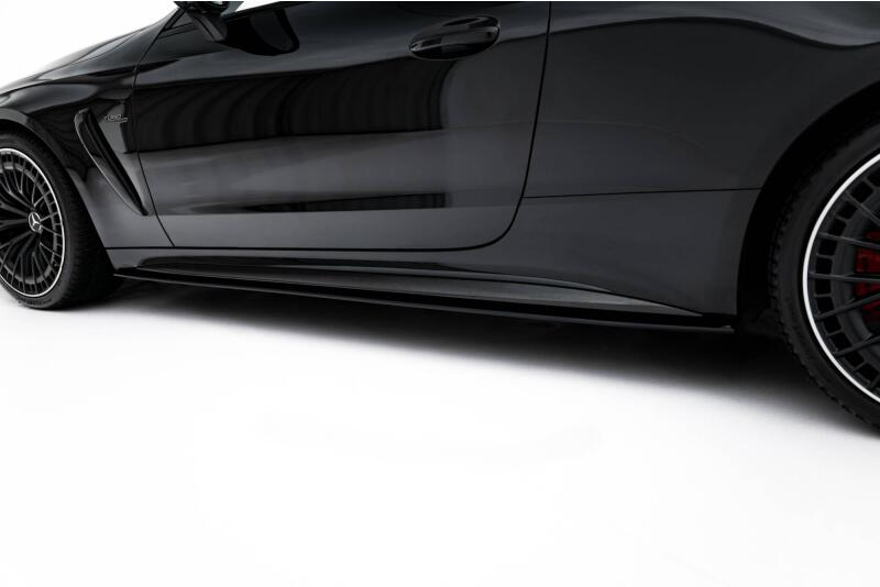 Maxton Design Street Pro Seitenschweller (Paar) für Mercedes CLE 53 C236 Rot