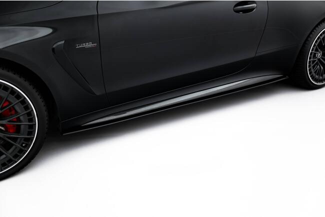 Maxton Design Street Pro Seitenschweller (Paar) für Mercedes CLE 53 C236 Rot