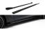 Maxton Design Street Pro Seitenschweller (Paar) mit Flaps für Mercedes CLE 53 C236 Schwarz mit Hochglanz Flaps